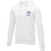 Theron Hoodie mit Reißverschluss für Herren, weiss, M