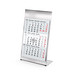 geiger notes Tisch-Aufstellkalender Desktop 3 Steel Bestseller, 2 Jahre, 95 x 135 mm, hellgrau geiger notes Tisch-Aufstellkalender Desktop 3 Steel Bestseller, 2 Jahre, 95 x 135 mm, hellgrau