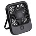 Tischventilator mit Akku , schwarz