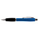 Touch-Pen Kugelschreiber Kuba, blaue Mine, blau/metallic