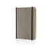 Treeline A5 Deluxe Notizbuch mit Holzeinband, grau