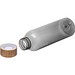 Trinkflasche aus PET mit Bambusdeckel, 500ml , anthrazit