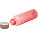 Trinkflasche aus PET mit Bambusdeckel, 500ml , rot