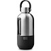 Trinkflasche Edelstahl, Schwarz 500ml, Schwarz