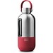 Trinkflasche Edelstahl, Rot 500ml, Rot
