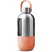 Trinkflasche Edelstahl, Orange 500ml, Orange