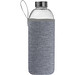 Trinkflasche mit Neoprensleeve 1,0 l, grau