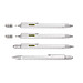 TROIKA® Construction-Pen, schwarze Mine, silber