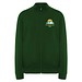 Ulan Sweatjacke Unisex, dunkelgrün, S