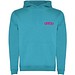 Urban 280 g/m² Kapuzenpullover für Kinder, türkis, 11/12