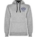 Urban Kapuzenpullover für Damen, Marl Grey/schwarz, M