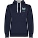 Urban Kapuzenpullover für Damen, Navy Blue/grau, 2XL