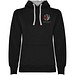 Urban Kapuzenpullover für Damen, schwarz/Marl Grey, M