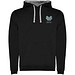 Urban Kapuzenpullover für Herren, schwarz/Marl Grey, 3XL