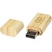 USB-Stick 2.0 aus Bambus mit Schlüsselanhänger, natural, 2GB