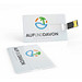 USB-Stick Classic-Card, 8 GB, weiß