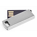 USB-Stick Mini-Twist, 8 GB, silber