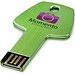 USB-Stick Schlüssel, grün, 4GB