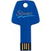 USB-Stick Schlüssel, hellblau, 8GB