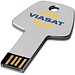 USB-Stick Schlüssel, silber, 4GB