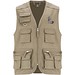 Venera Arbeitsweste mit V-Ausschnitt und mehreren Taschen, 200 g/m2, dunkelsand, 2XL