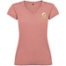Victoria T-Shirt mit V-Ausschnitt für Damen, Clay Orange, 3XL