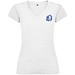 Victoria T-Shirt mit V-Ausschnitt für Damen, weiss, M