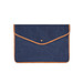 VINGA Bosler 16 Zoll Laptop-Tasche aus GRS recyceltem Canvas, navy blau