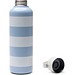 VINGA Lagoa Flasche aus RCS Stainless-Steel, 600ml, hellblau, weiß