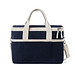 VINGA Volonne AWARE™ Kühlkorb aus recyceltem Canvas, navy blau, off white