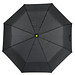 Vollautomatischer Windproof-Taschenschirm STREETLIFE, schwarz-hellgrün