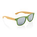 XD COLLECTION Sonnenbrille aus Bambus und RCS recyceltem Kunststoff, grün