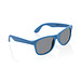 XD COLLECTION Sonnenbrille aus GRS recyceltem PP-Kunststoff, blau