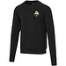 Yukon Sportpullover mit Rundhalsausschnitt und Interlock Strick Unisex, schwarz, XS