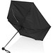 19,5 Zollmanueller Super-Mini-Schirm aus Aware™ rPET 190T Pongee, schwarz