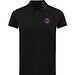 Iqoniq Yosemite Damen Piqué-Poloshirt aus rec. Baumwolle, schwarz, L