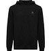 Iqoniq Yengo Hoodie mit Seitentaschen aus rec. Baumwolle, schwarz, XS