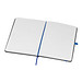 A5 Notizbuch mit farbiger Gravur , blau