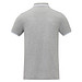 Amarago Polo mit abgesetztem Rand für Herren, heather grau, M