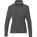Amber GRS recycelte Fleecejacke für Damen, storm grey, L