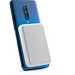 AMPERE 10. Magnetische Powerbank mit 10'000 mAh und superschnellem kabellosem Ladegerät (15 W) aus Recyceltes ABS (100% rABS), Weiß
