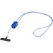 Anser Smartphone Lanyard aus recyceltem Kunststoff mit 27 W 5-in-1 integriertem Kabel, royalblau