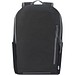 Aqua wasserabweisender 15 Laptop-Rucksack aus GRS Recyclingmaterial 21 L, schwarz