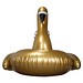 Aufblasbarer Schwan, gold
