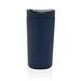 Avira Alix Klickbecher aus RCS rec. Stahl 400ml, navy blau