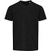 Balfour 200 g/m² Kurzärmeliges T-Shirt V-Ausschnitt Bio Baumwolle (OCS), unisex, schwarz, XL