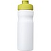 Baseline® Plus 650 ml Sportflasche mit Klappdeckel, weiß/limone
