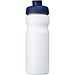 Baseline® Plus 650 ml Sportflasche mit Klappdeckel, weiß/blau