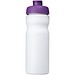 Baseline® Plus 650 ml Sportflasche mit Klappdeckel, weiß/lila