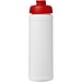 Baseline® Plus 750 ml Flasche mit Klappdeckel, weiß/rot
